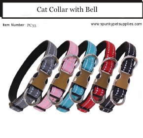 Reflective Personalized Nylon dog collar